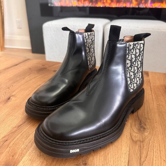 DIOR CHELSEA MEN BOOT LEATHER CALF - Picture 1 of 14